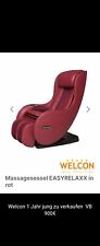 Massagesessel EASYRELAXX in rot von Welcon 1 Jahr alt