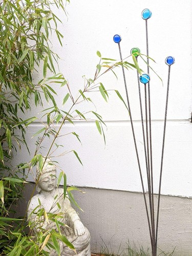 Edelrost gartenstecker - edelrost,