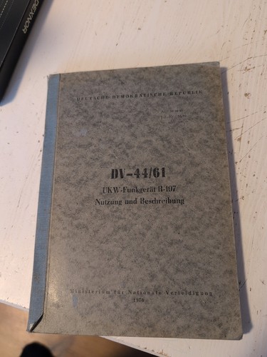 Nva dienstvorschrift 61 - nva, dv-44/61
