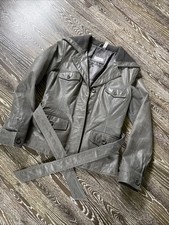 Lederjacke 36 Clockhouse grau