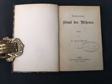 Aristoteles' Staat der Athener. Poland, Franz: