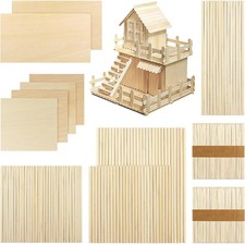 Holzstäbchen Basteln Lutscherstäbe Balsaholz DIY Bastelset 281 Teile