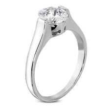 Verlobungsring Zirkonia Stein Damen-Ring Solitär-Ring Edelstahl Autiga®