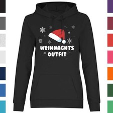 Damen Hoodie Weihnachtsoutfit