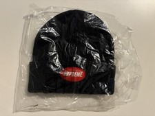 Supreme logo beanie - logo, schwarz