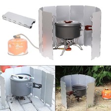 10 Platten Faltbar Windschutz