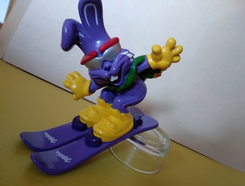 Retro milka figur lila hase - retro,