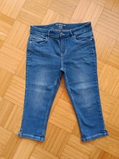 Orsay Damen Jeans Capri Blau Gr. 40