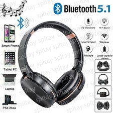 HiFi Kopfhörer Stereo Faltbares Kopfhörer Bluetooth 5,1 On Over Ear Wireless DE