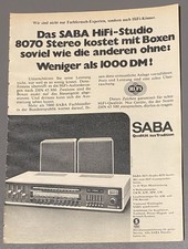 Werbeanzeige/advertisement A5:  Saba Hifi Studio   1975   (WA506)