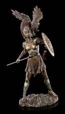 Athena Figur mit Eule -