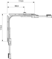 Maco Eckumlenkung 222212 mit 1
