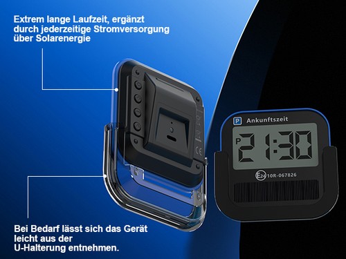 Solar parkscheibe elektronisch - solar,