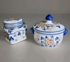 2 Antike Handbemalte