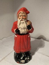 Alter sehr schöner Weihnachtsmann oder Nicolaus aus Kunststoff 