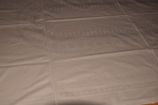 Altes Damast Tischdecke