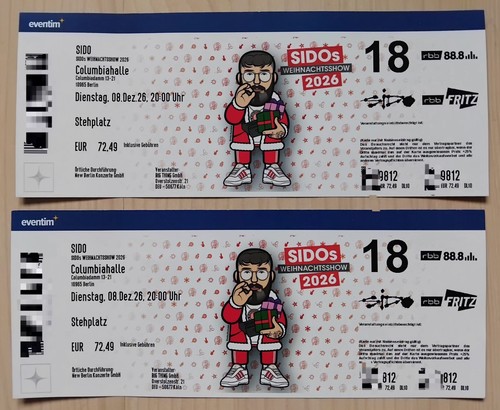 Sido weihnachtsshow berlin - 2x,