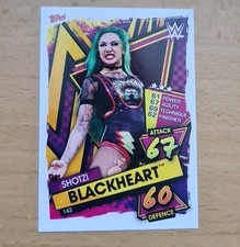 WWE Karte SHOTZI BLACKHEART Topps Slam Attax 2021 Card Wrestling Diva GCW # 143