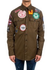Dsquared2 militär shirt l - dsquared2, 52