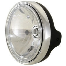 Motorrad Scheinwerfer Umbau Cafe Racer Bobber Vintage Rund Klar