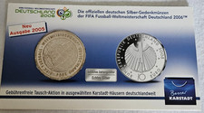 10 Euro 2005 - FIFA Fussball - WM Deutschland 2006 - mit Echtheits-Zertifikat