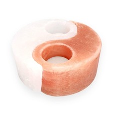 Salzkristall Teelichthalter