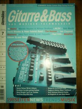 GITARRE & BASS 7-2003 -STAIND AC/DC METALLICA WASHBURN ORTEGA SANDBERG LAKEWOOD