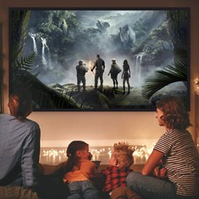 Große Projektionswand 130 Zoll Projektor 16:9 für Outdoor-Video-Projektoren Neu