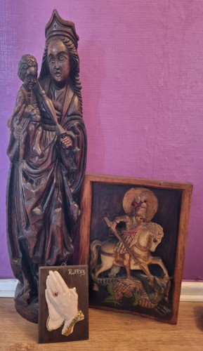 Madonna mit kind holz - madonna,