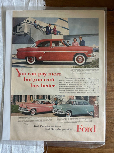 Alte reklame werbung - auto, usa