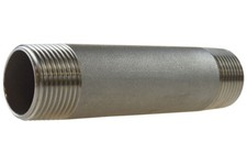 Edelstahl Rohrdoppelnippel mit AG Nr. 23 Gewindefitting Fitting