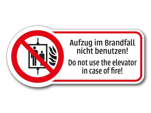Aufkleber aufzug im - aufkleber,