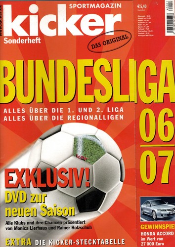 Kicker bundesliga sonderheft - kicker,