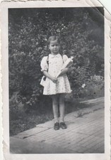 Vintage Foto Mädchen mit