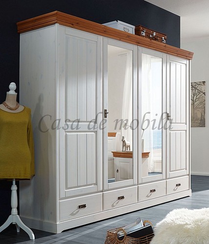 Kleiderschrank neapel 4türig - kleiderschrank,