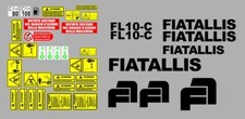 FIAT ALLIS FL10C Aufkleber Set