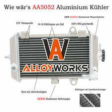 Für Yamaha Raptor 700 700R YFM700 YFM700R 06-2014 2008 2009 Kühler Aluminium