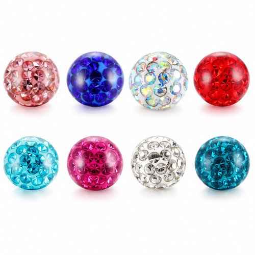 Piercing kugel discoball 3mm - piercing,