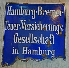 Uraltes Versicherungsschild