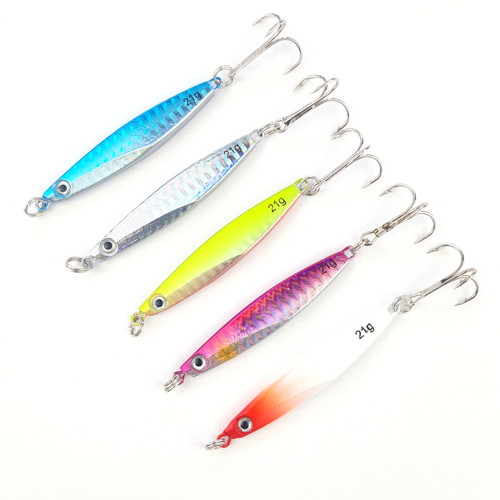 5er set pilker 21g - 21g, speed