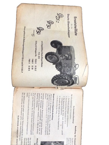 Ersatzteilliste deutz 2 - d, 25.2