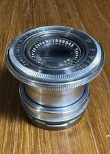 Carl Zeiss Jena Tessar 5cm f/2.8 Objektiv Contax I II RF Mount 1937 guter Zustand