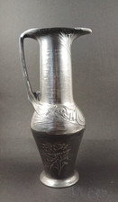 Urania Jugendstil Kanne Zinn um 1900