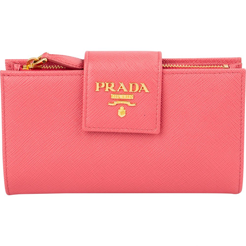 Prada pink saffiano - pink, leather