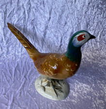 Porzellan Figur FASAN Vogel Manufaktur Royal Dux, Länge 33 cm