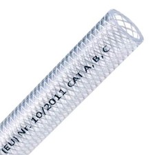 PVC Gewebeschlauch Druckluftschlauch Wasserschlauch Lebensmittel Schlauch klar