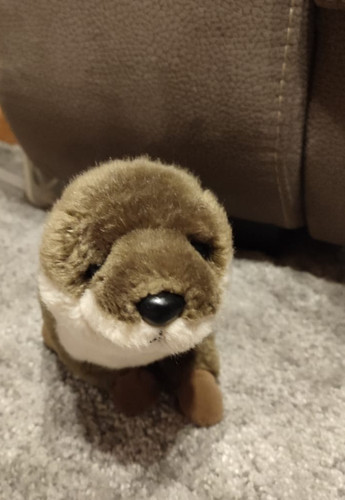 Wwf plüschtier otter - plüschtier,
