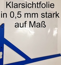 Fenster u. Planen Folie Klarsichtfolie 16,82€/m² PVC Tischdecke auf Maß 0,5mm