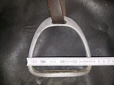 Steigbügel Aluminium 12cm Trittweite mit Steigbügelriemen 140cm x 3½cm