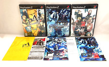 persona 4 Persona3 & Persona3 Fes Append Edition 3er Set ATLUS PS2 RPG Japanver